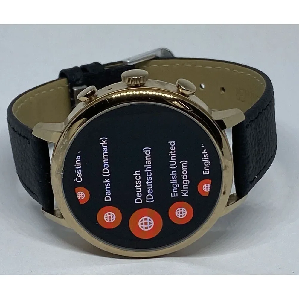 Fossil Gen 4 Authentic Digital Dial Smart Watch Custom Band FTW6020 DC514